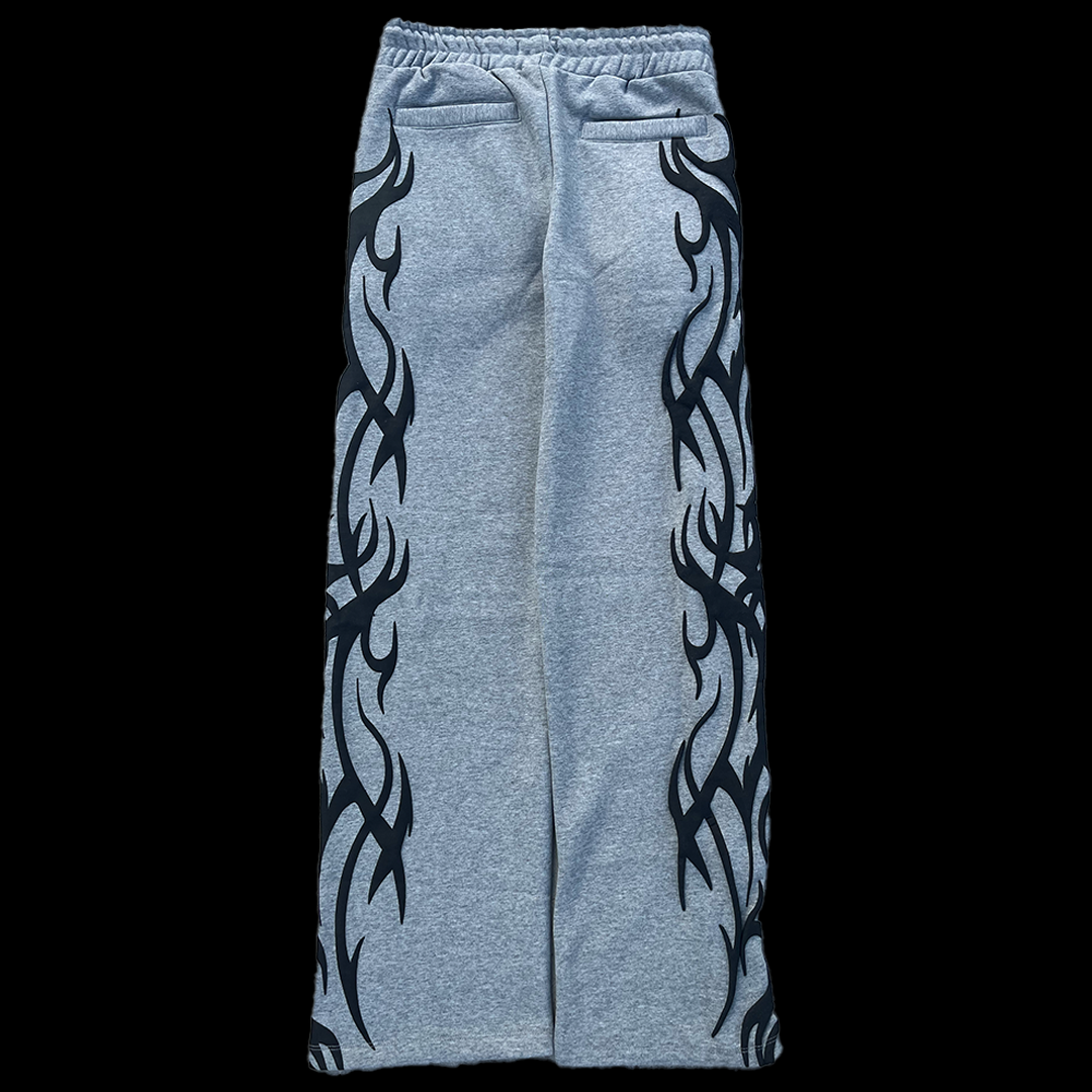 Gray Tribal Sweatpants