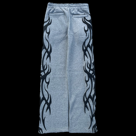 Gray Tribal Sweatpants